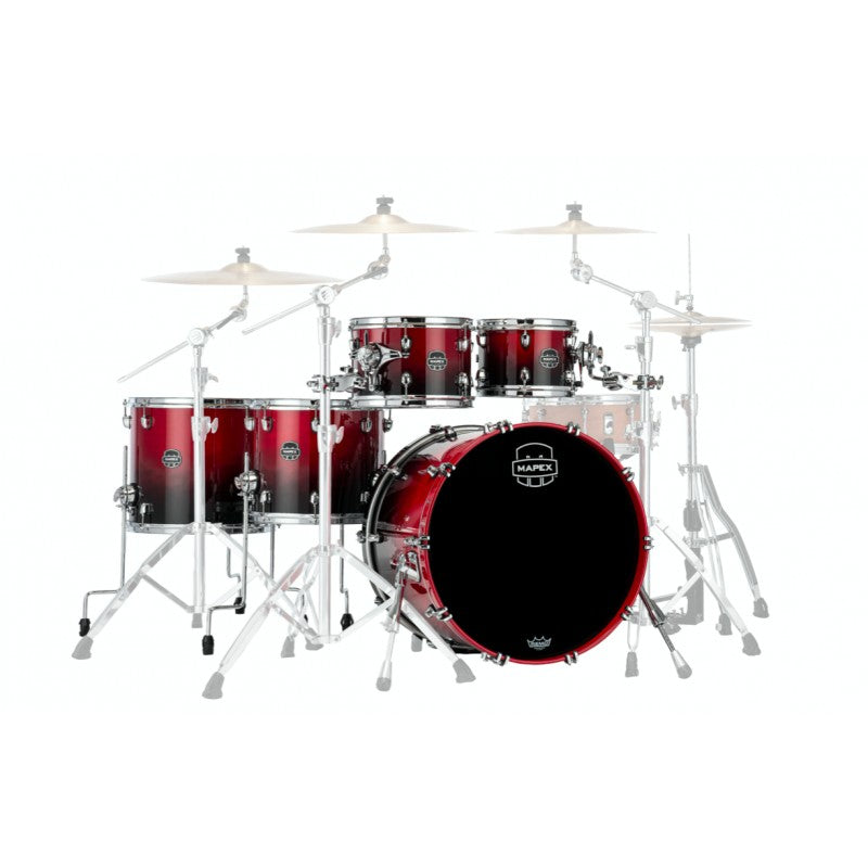 Mapex SR628XURQ Saturn New Studioease Fast 5 Pezzi Scarlet Fade